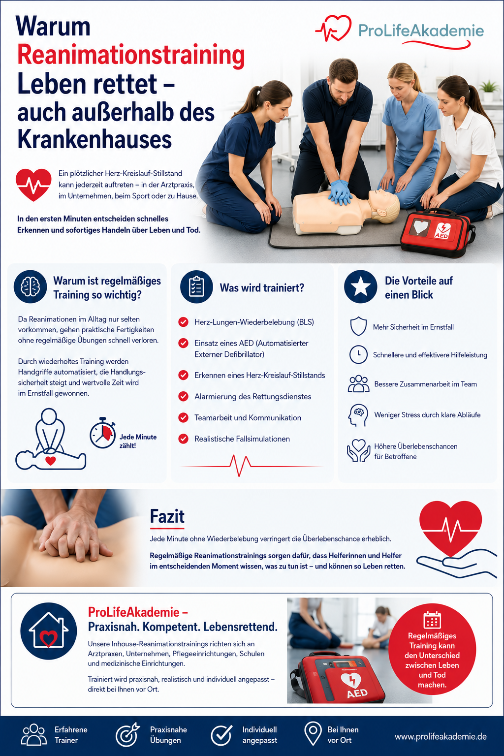 Warum Reanimationstraining Leben rettet – auch außerhalb des Krankenhauses