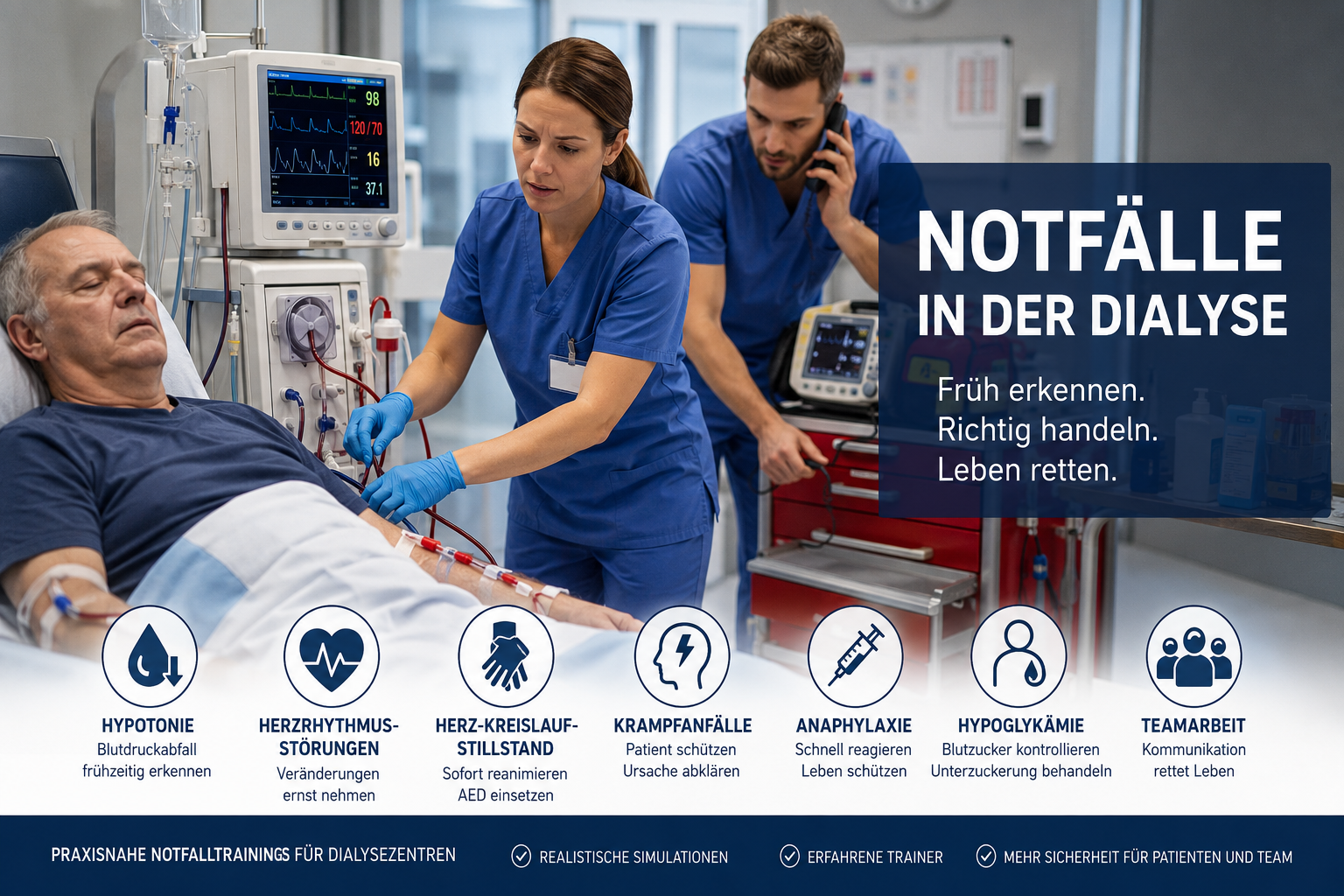 Notfälle in der Dialyse – häufige Komplikationen erkennen und richtig handeln Teil 1