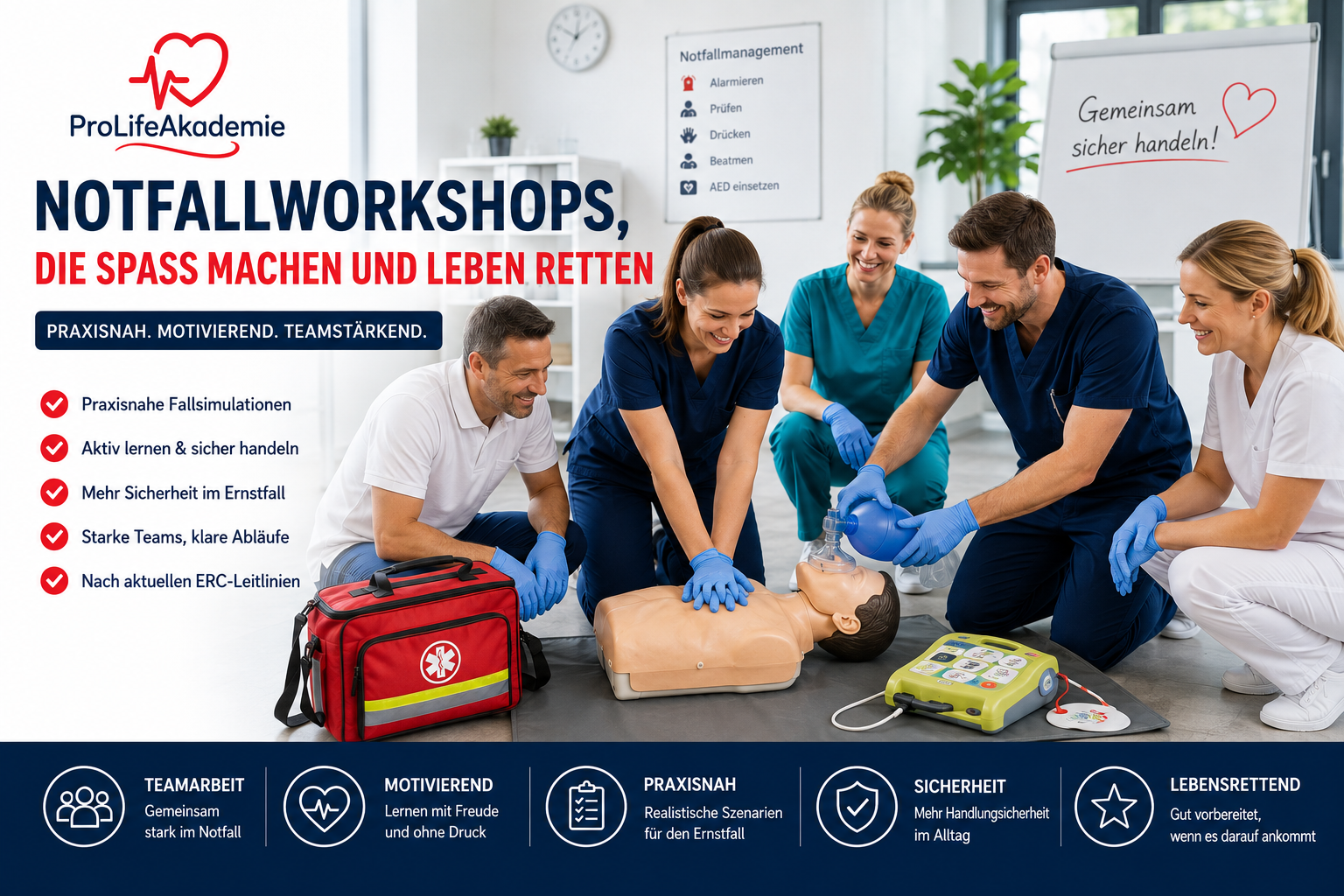 Warum Notfallworkshops in Arztpraxen und Dialysezentren Spaß machen dürfen – und warum genau das den Lernerfolg verbessert